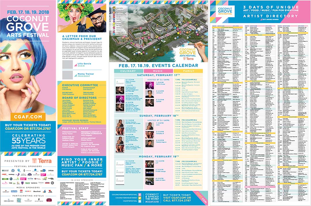 I Dream Design Group - Coconut Grove Arts Festival - Client Work
