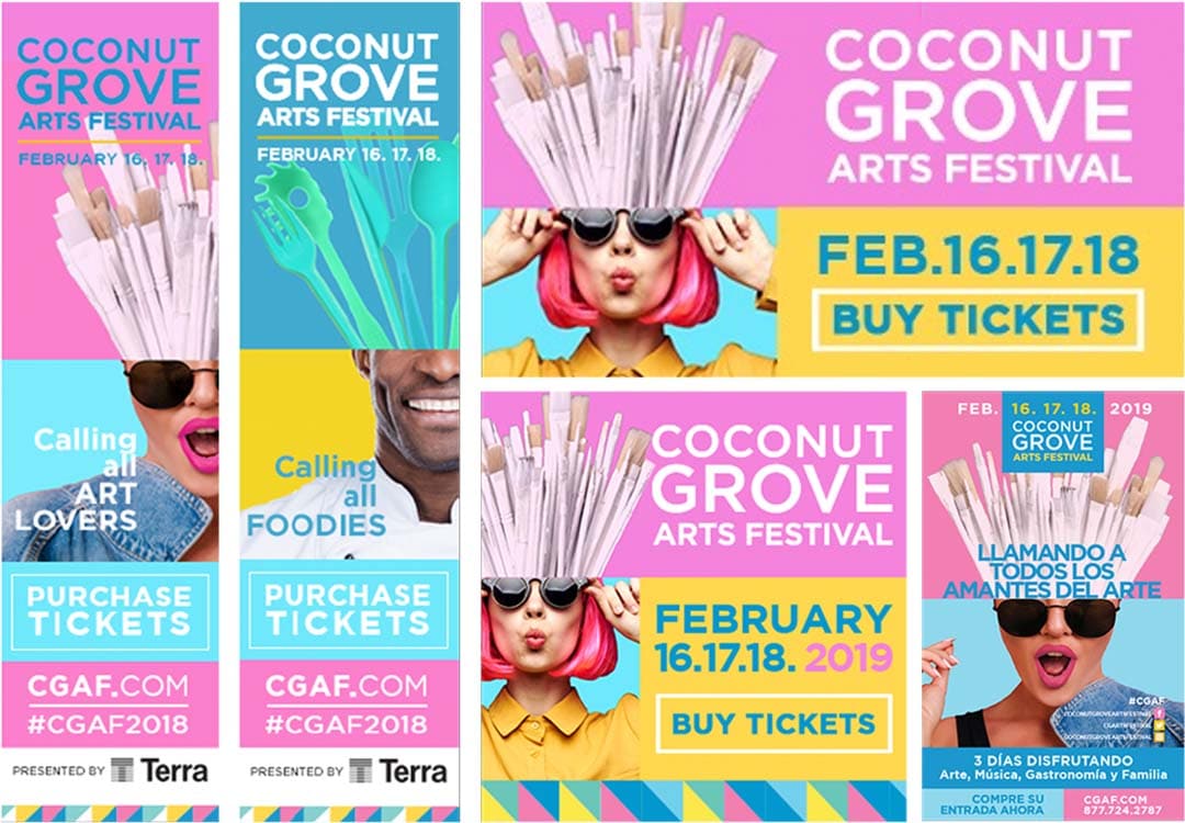 I Dream Design Group - Coconut Grove Arts Festival - Client Work