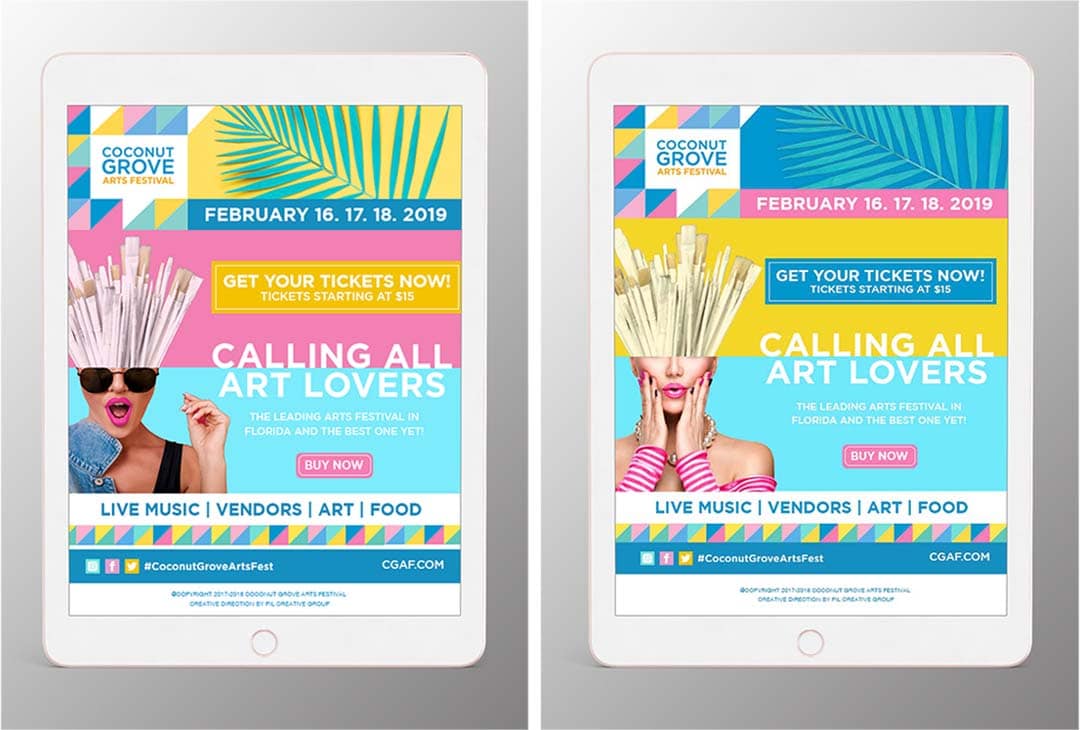 I Dream Design Group - Coconut Grove Arts Festival - Client Work