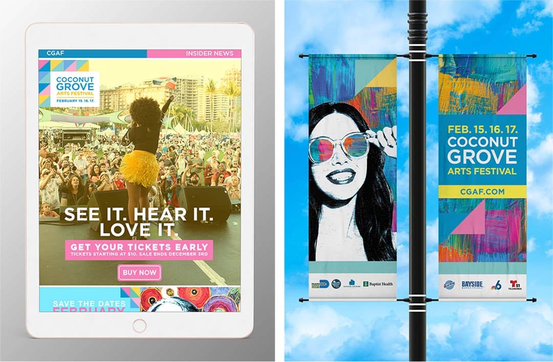 I Dream Design Group - Coconut Grove Arts Festival - Client Work