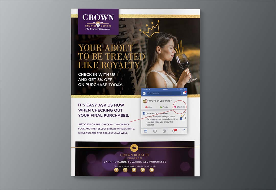 I Dream Design Group - Crown Wine & Spirits - Client Work