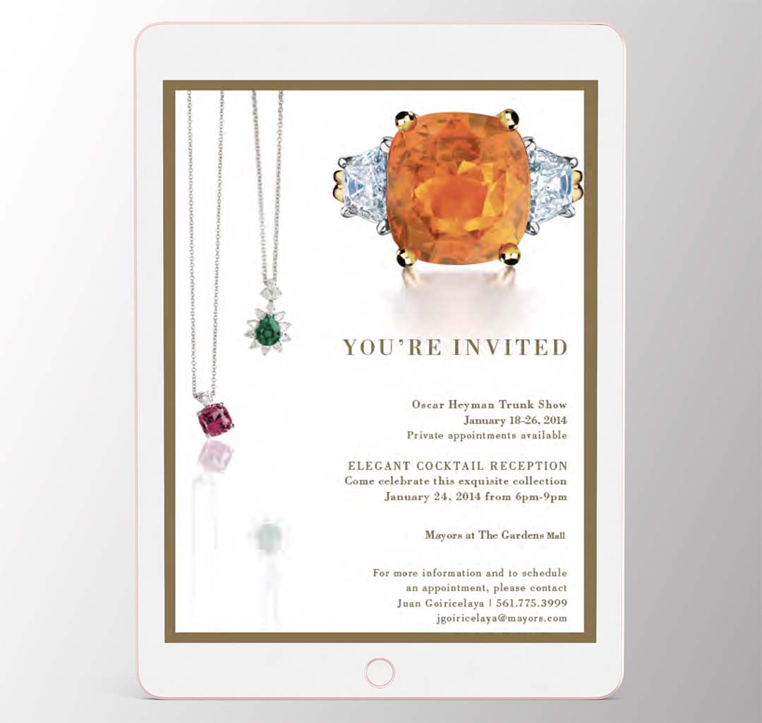 I Dream Design Group - Mayors Jewellers - Client Work