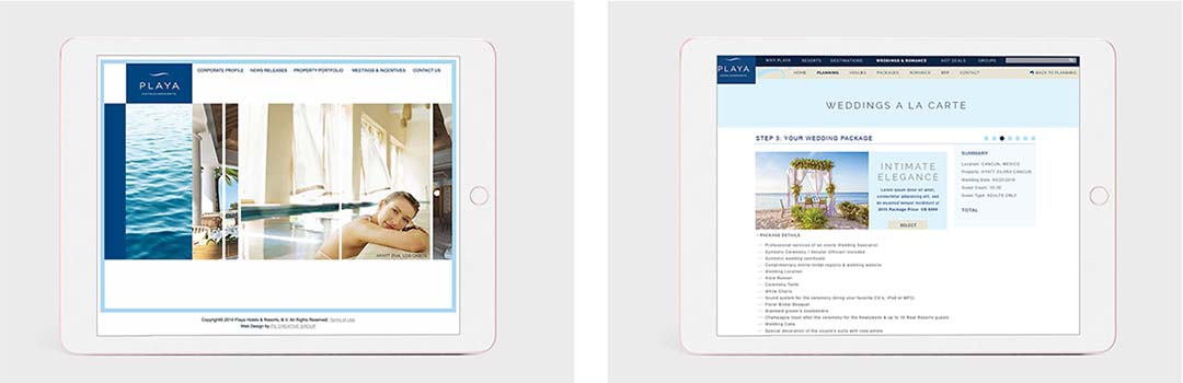 I Dream Design Group - Playa Hotel & Resorts - Client Work
