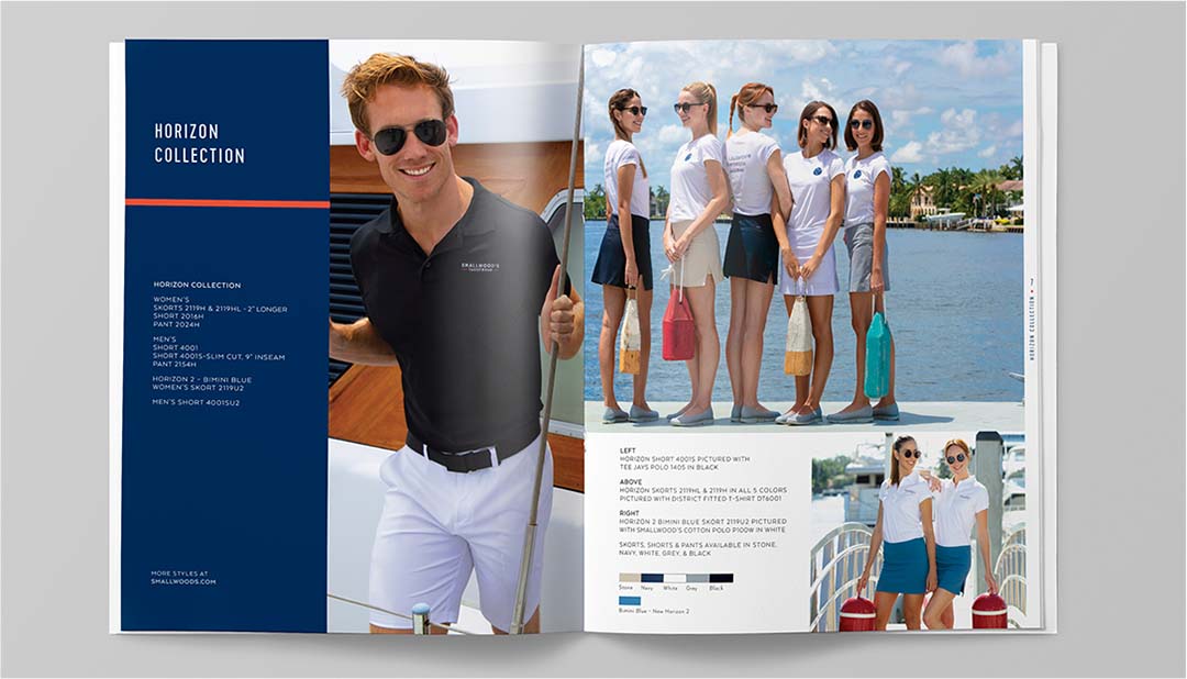 I Dream Design Group - Smallwood’s Yacht Wear - Client Work