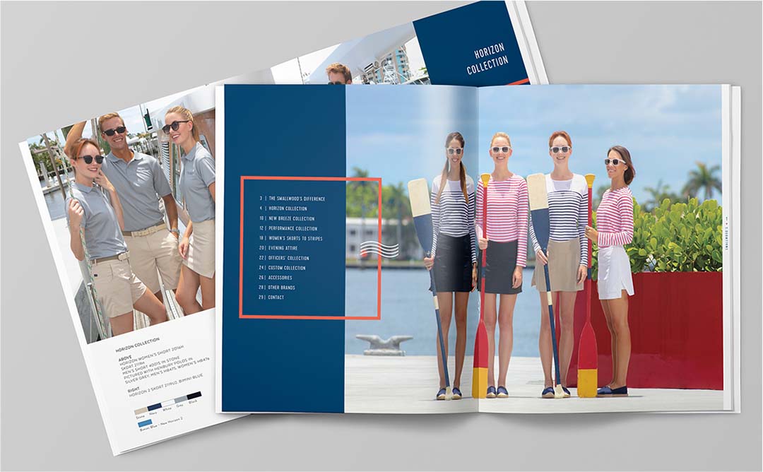 I Dream Design Group - Smallwood’s Yacht Wear - Client Work