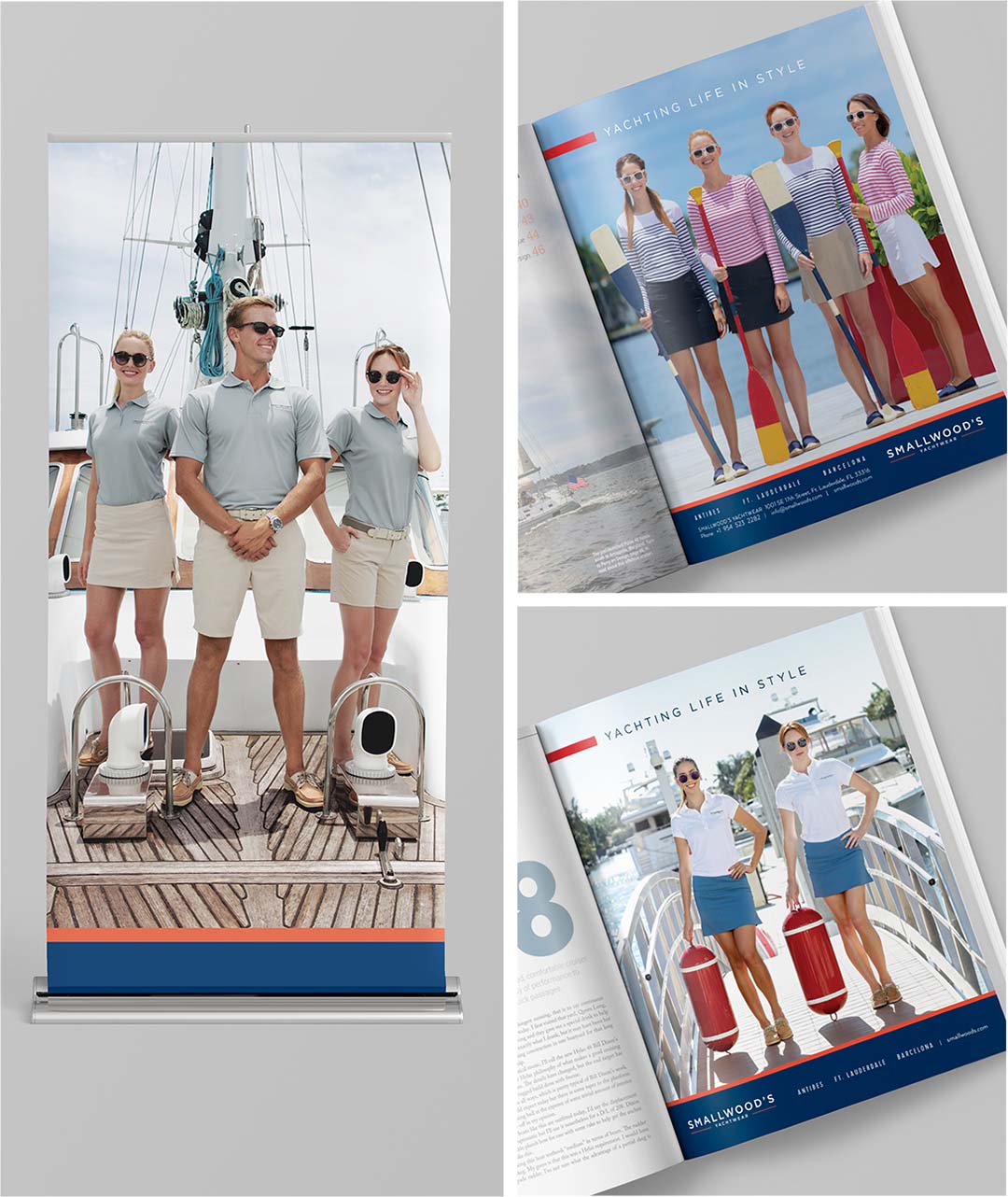 I Dream Design Group - Smallwood’s Yacht Wear - Client Work