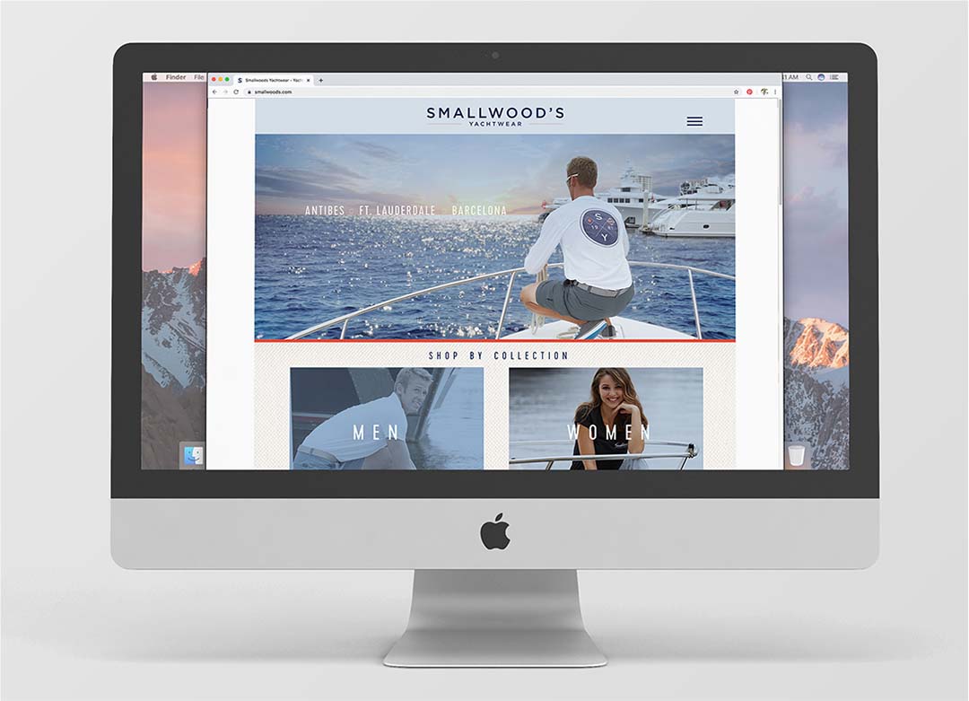 I Dream Design Group - Smallwood’s Yacht Wear - Client Work