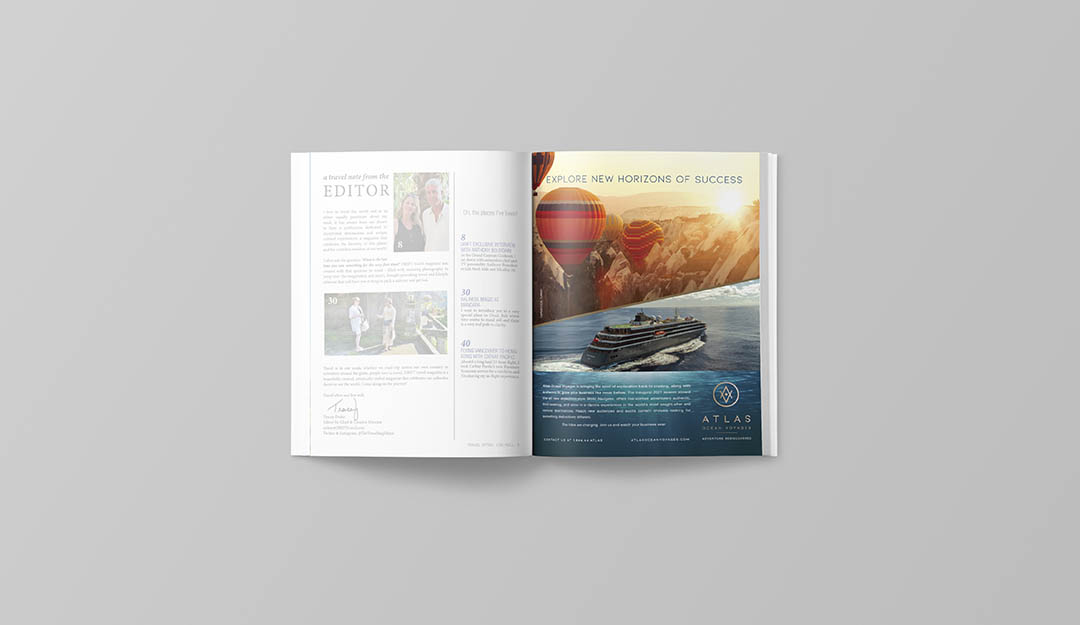 I Dream Design Group - Atlas Ocean Voyages Cruise Line - Client Work