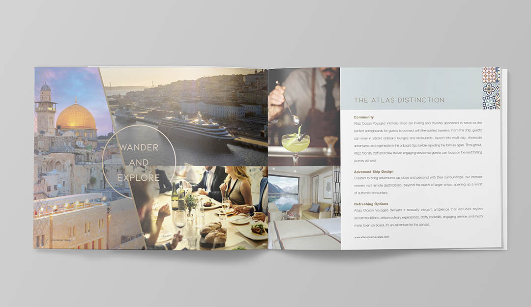 I Dream Design Group - Atlas Ocean Voyages Cruise Line - Client Work