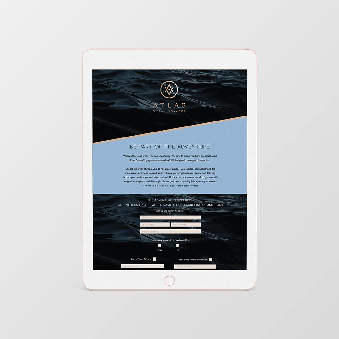 I Dream Design Group - Atlas Ocean Voyages Cruise Line - Client Work