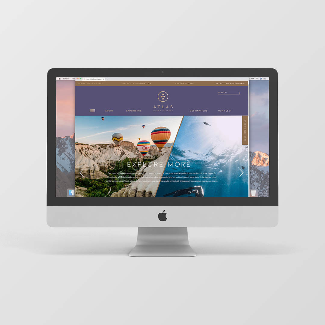 I Dream Design Group - Atlas Ocean Voyages Cruise Line - Client Work