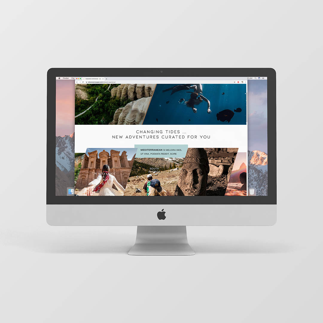 I Dream Design Group - Atlas Ocean Voyages Cruise Line - Client Work