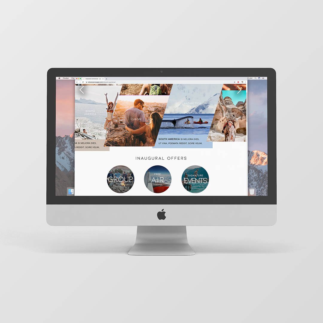 I Dream Design Group - Atlas Ocean Voyages Cruise Line - Client Work