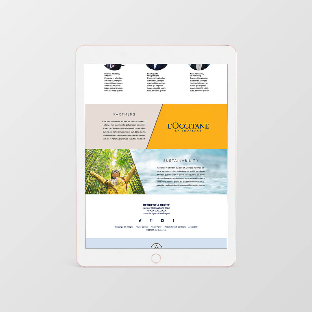 I Dream Design Group - Atlas Ocean Voyages Cruise Line - Client Work
