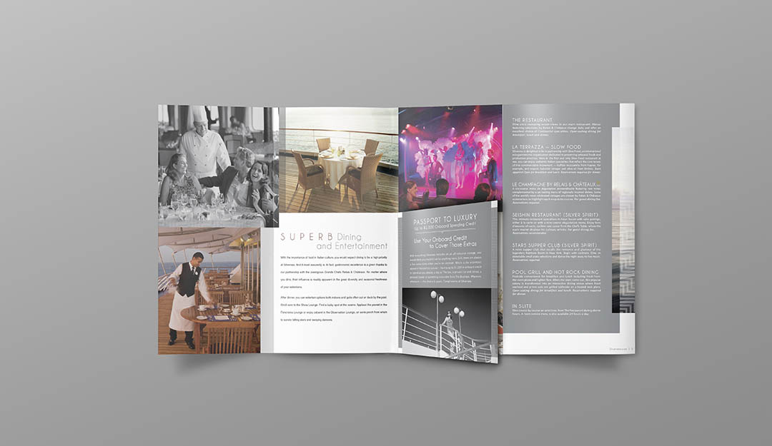 I Dream Design Group - Silversea Cruise Line - Client Work