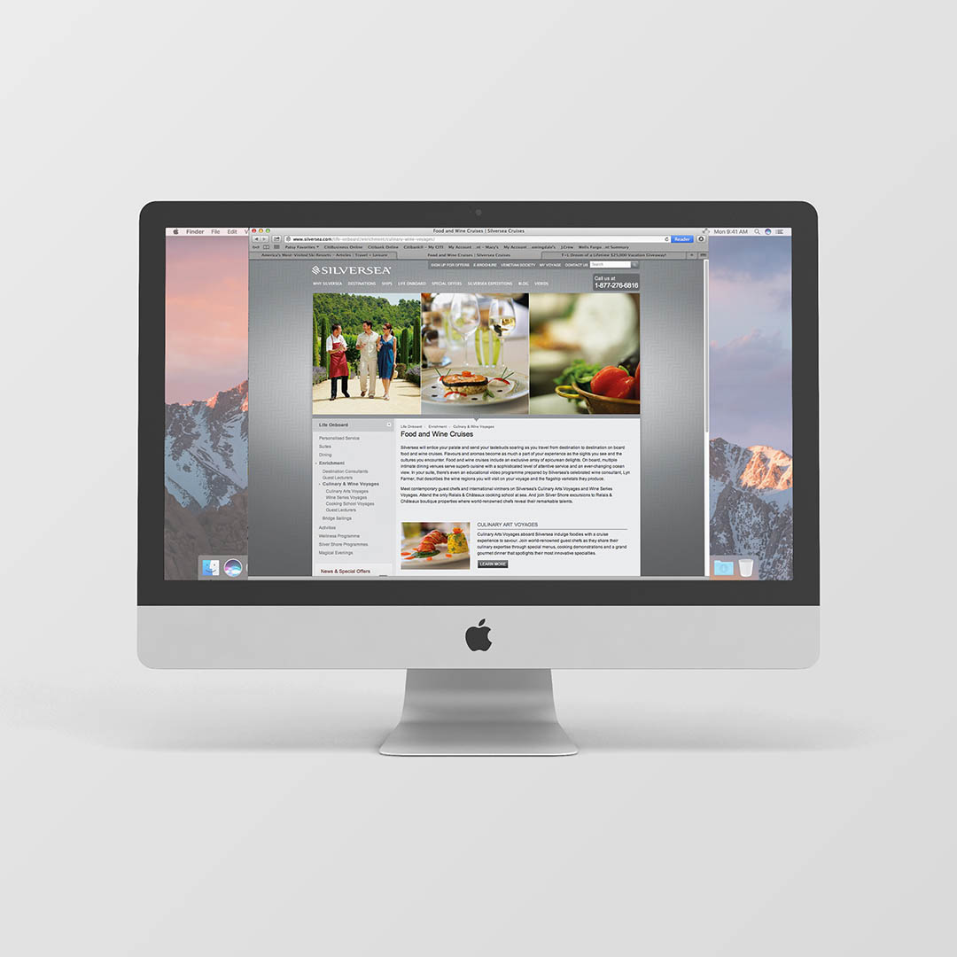I Dream Design Group - Silversea Cruise Line - Client Work