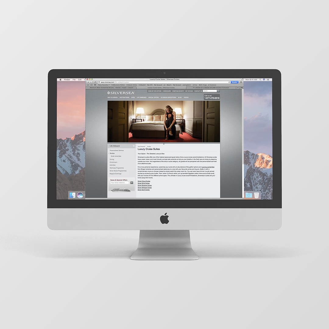 I Dream Design Group - Silversea Cruise Line - Client Work